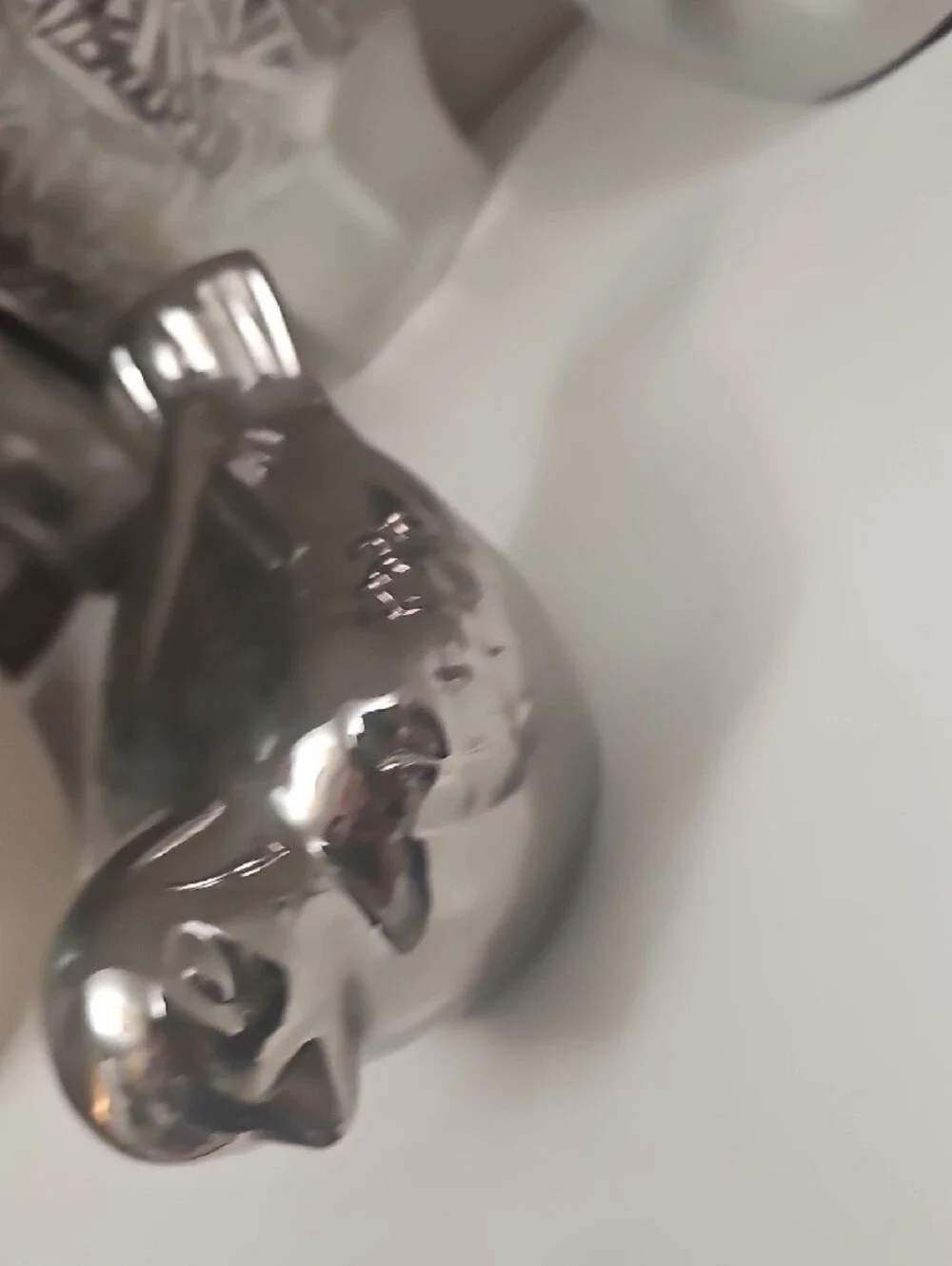 Silver Ceramic Bud Vase 8